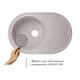 Кухонна мийка Lidz 780x500/200 GRA-09 (LIDZGRA09780500200) - изображение 3