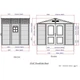 Хозблок-сарай Duramax пластиковый Woodside 325x247x231 см Слоновая кость (KMDR-5190) - изображение 2