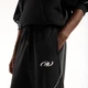 Мужские черные спортивные брюки New Balance Trackside French Terry 50 (L) (MB62053FBK) - изображение 4