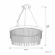 Люстра подвесная LED KHVOYA PL500 55W 3628Lm хром LIGHT SET - изображение 4