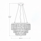 Люстра подвесная PIONA PL600 E14 хром LIGHT SET - изображение 3