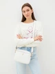 Женская сумка Guess 117 кросс-боди белая - изображение 2