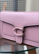 Женская сумка Coach 6938 кросс-боди светло розовая - изображение 6
