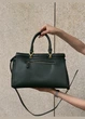 Женская сумка 089 Guess с двумя ручками зеленая - изображение 4