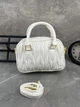 Женская сумка кросс-боди Miu miu 87121 18119 белая - изображение 4