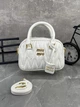Женская сумка кросс-боди Miu miu 87121 18119 белая - изображение 5