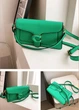 Женская сумка Coach 6938 кросс-боди зеленая - изображение 3