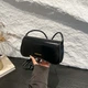 Женская сумка 10490 багет черная - изображение 2