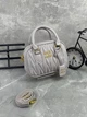 Жіноча сумка крос-боді Miu miu 18119 сіра - зображення 6