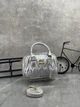 Жіноча сумка крос-боді Miu miu 18119 срібляста - зображення 4