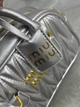 Жіноча сумка крос-боді Miu miu 18119 срібляста - зображення 7