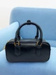 Женская сумка Miu miu 3502 (27×12×9) кросс-боди черная - изображение 5