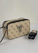 Женская сумка Guess G015-7 прямоугольная кросс-боди бежевая - изображение 3