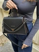 Женская черная сумка 8846 с ручкой кросс-боди - изображение 6