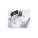 Геймерский компьютерный стол GT Racer T-1452 (140x60x73) White - изображение 3