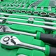 Набор инструмента комбинированный 1/4"&3/8"&1/2" 163ед. TOPTUL GCAI163R - изображение 3