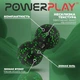 Массажний м'яч подвійний PowerPlay PP-4353 Epp foam peanut ball (d12*24cm.) Чорно/Зелений (PP_PP_4353_Green) - изображение 5