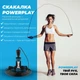 Скакалка швидкісна PowerPlay 4213 Jump Rope Чорно/Синя 3м. (PP_PP_4213_Blue) - изображение 2