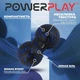 Массажний м'яч подвійний PowerPlay PP-4353 Epp foam peanut ball (d12*24cm.) Чорно/Синій (PP_PP_4353_Blue) - изображение 7