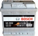 Автомобильный аккумулятор Bosch 6СТ-54 (S5002) 54 Ач (-/+) Euro 530 А (0 092 S50 020) - изображение 1