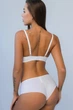 Комплект белья: бюстгальтер push-up и бразилианы 9449 Balaloum белый 85C/XL - изображение 5
