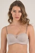 Бюстгальтер балконет push-up без каркасов 8022 Lora Iris бежевый M - изображение 1