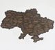 Настенная однослойная карта Украины тёмного цвета без коробки, 55 × 38,5 см Гранд Презент 13 - изображение 6