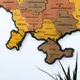 Карта України настінна велика 3D об'ємна з синьою підсвіткою (220В) в коробці 143*100 см Гранд Презент 17СС - изображение 5