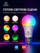 Розумна лампочка Palermo Smart LED bulb E27 RGB різнокольорова смарт лампа 15 Вт комплект 2 штуки розумне освітлення з Bluetooth керуванням у додатку Smart Life Tuya - зображення 7
