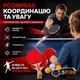 Набір ракеток для настільного тенісу пінг понга, комплект з трьома м'ячиками та сіткою С-34430 - зображення 4