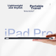 Чехол для iPad Pro 13 дюймов 2024-2025 магнитный двусторонний, темно-черный - изображение 12