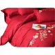 Свадебный комплект постельного белья BEYOND Home Textiles из четырех предметов, чистый хлопок, красный, 60-ниточный длинноволокнистый хлопок, вышитый, цвет Хуаманцзин, 1,8 метра. - изображение 2