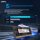 Модуль оперативной памяти GEIL Jinbang 16 ГБ DDR5-4800 для ноутбука, серия Millennium, расширение памяти для ноутбука. - изображение 5