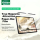 Защитная пленка UGREEN с магнитным эффектом, имитирующая бумагу, для iPad Pro 13 дюймов с чипом M5, новая модель 2025 года, съемная защитная пленка на весь экран для планшета Apple, матовая пленка для письма и рисования. - изображение 4