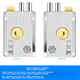 Замок HOTUN 9698 накладной противовзломный для входной двери, правый - изображение 4