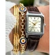 Женские часы Casio LTP-V007L-9E золотистые 30 м - изображение 5