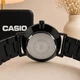Мужские часы Casio MTP-VT01B-1B черные 30 м - изображение 7