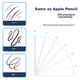 BIAZE Совместимый с Apple Pencil для iPad, подходит для iPad 10/Air6/Mini7/Pro11/12.9, емкостный стилус с защитой от случайных касаний для iPad, PB506 - изображение 7