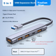 USB-концентратор Youlianxing USB 3.2, док-станция расширения 10 Гбит/с, 4-портовый, для ноутбука и настольного компьютера - изображение 4