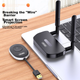 Устройство беспроводного зеркалирования экрана UNITEK Enterprise, USB-синхронизатор экрана, синхронизация аудио и видео для трансляции экрана в офисе, передача изображения с телефона, ноутбука и компьютера на телевизор, монитор и проектор V191B - изображение 4