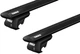 Багажник на рейлинги Thule Wingbar Evo Black (1.18 м) (TH 7112B-7104) - зображення 1
