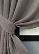 Комплект коротких штор VR-Textil Лен Мешковина № 1769ш Серый 130х170см 2 шт (35-0364) - изображение 3