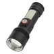 Фонарь Quantum Adept 10W LED zoom +COB з USB (QM-FL1031) - изображение 1