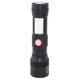 Ліхтар Quantum Adept 10W LED zoom +COB з USB+ Li-ion18650/2600mAh (QM-FL1031-18650/2600) - зображення 7