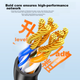Патч-корд SAMZHE GD6A200 Cat 6a медь 10 Гбит/с 20 м Черный - изображение 7