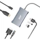 7-дюймовий розширювальний док-станційний USB-хаб Acer Type-C, порт HDMI/VGA/10 Gigabit Ethernet, сумісний з ноутбуками MacBook, адаптером-конвертером Huawei - зображення 2
