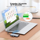 7-дюймовий розширювальний док-станційний USB-хаб Acer Type-C, порт HDMI/VGA/10 Gigabit Ethernet, сумісний з ноутбуками MacBook, адаптером-конвертером Huawei - зображення 9