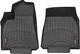 Килимки Weathertech Black для Tesla Model Y (mkI) 2020-2025 (ревізійне кріплення сидінь)(1 ряд) (WT 4416491) - изображение 1