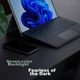 Бездротова Bluetooth-клавіатура BIAZE, чохол-клавіатура для Microsoft Surface Pro 8/9/10/11/X, із сенсорною панеллю та двоколірним підсвічуванням - зображення 6