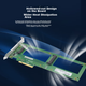EB-LINK PCIe 4.0 X8 to U.2 Expansion Card, NVMe U.2 Dual-Port SSD Adapter Card, SFF-8639 Interface, Driver-Free, Auto-Personal Powered Increment. - изображение 8